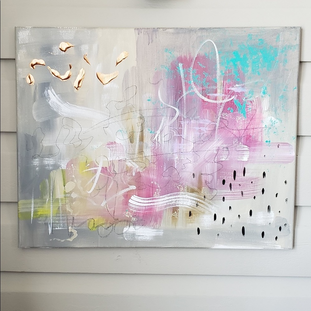 Acrylic canvas painting